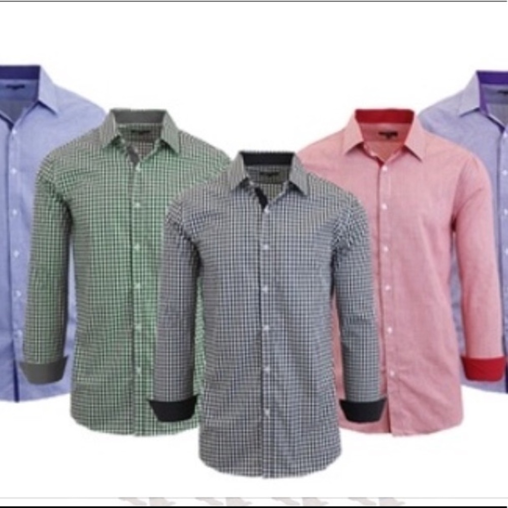 NWT Men’s Galaxy Dress Shirt - Picture 2 of 7